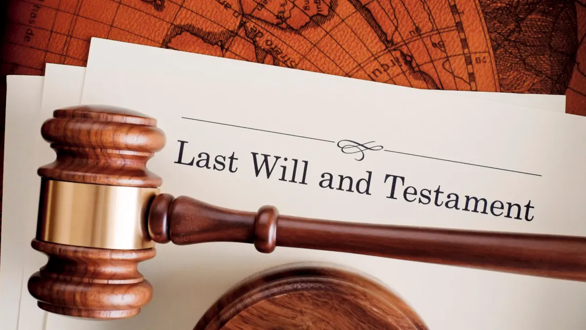 A last will and testament